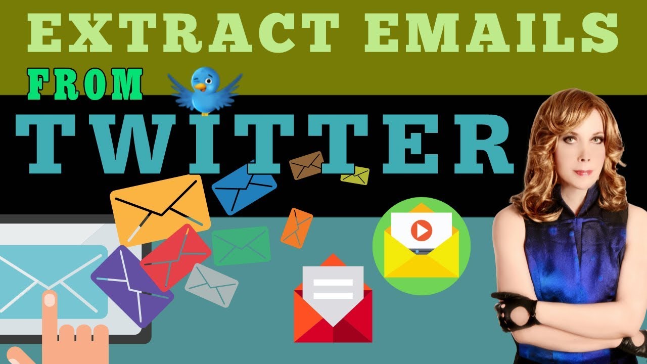 How to emails/Extract Emails from Twitter/twitter email marketing/free email extractor