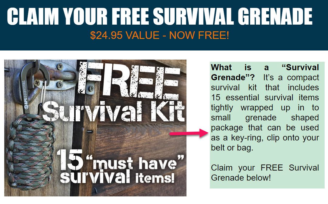 Free Survival Grenade a compact survival kit